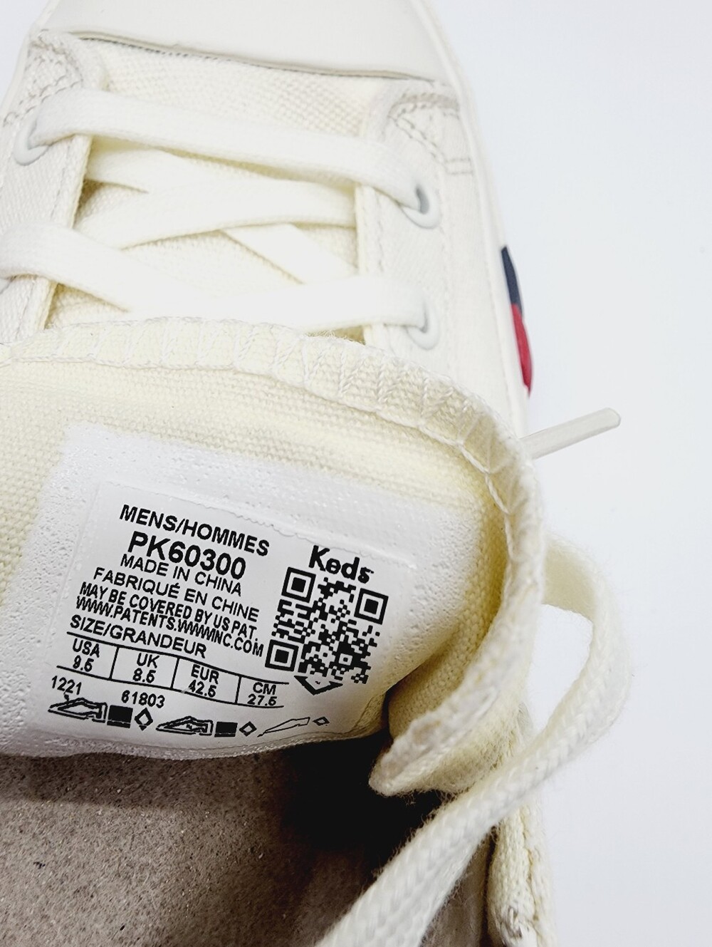 PRO-Keds Royal Plus Canvas White Red Sneakers Men's Size 9.5 NEW - Picture 15 of 16